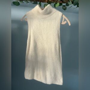 Express sleeveless turtleneck sweater